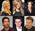 Image 73Friends, which premiered on NBC in 1994 became one of the most popular sitcoms of all time. From left, clockwise: Lisa Kudrow, Jennifer Aniston, Courteney Cox, Matthew Perry, Matt LeBlanc, and David Schwimmer, the six main actors of Friends. (from 1990s)