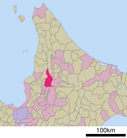 Location of Fukagawa in Hokkaido (Sorachi Subprefecture)