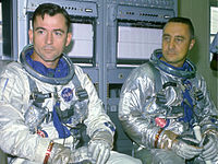 Fra venstre: John Young, Virgil "Gus" Grissom