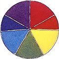 Newtoni värviring koloreerituna