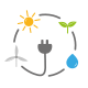 logotipo para las energías renovables