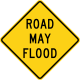 Zeichen W8-18 Straße eventuell überflutet