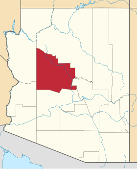 Localisation de Comté de YavapaiYavapai County