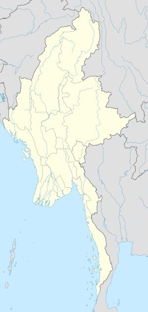 П'їнмана. Карта розташування: М'янма