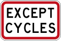 (R3-5.2) Except Cycles
