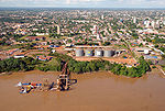 Vista aérea de Puerto Viejo, el municipio más poblado del Estado de Rondonia