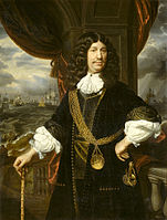 Portrait of Mattheus van den Broucke (1620–85), Governor of the Indies, with the gold chain and medal presented to him by the Dutch East India Company in 1670