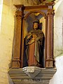 Saint-Nic : chapelle Saint-Côme-et-Saint-Damien, statue de saint Damien.