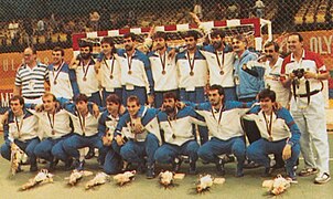 Les Yougoslaves, médaillés de bronze.