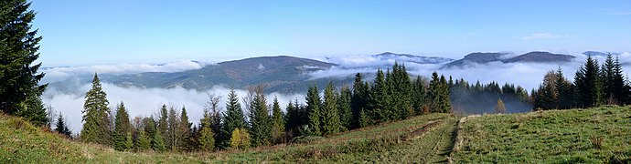 Beskid Wyspowy - panorama z Jaworzynki