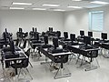 One of many computer labs in the facility.