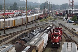 Railway yard in Port Coquitlam