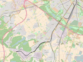 Spoorlijn Köln Sülz - Brüggen op de kaart