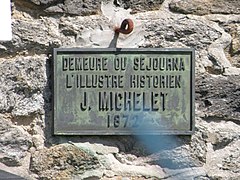 Dinard plaque Michelet.jpg