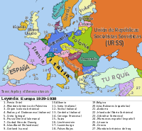 Europa en 1929.