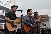 Grupo musical salvadoreño en San Salvador