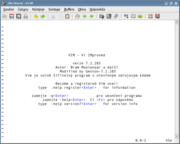 Snímek obrazovky programu gvim