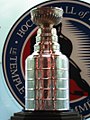 Stanley Cup (USA, ice hockey, National Hockey League). See Category:NHL trophies for many photographs of those trophies.