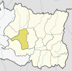 Location of Khotang in dark yellow