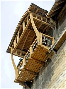 Loggia on the west facade, outside Majorelle's studio