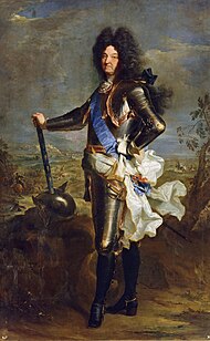 Luis XIV (el Grande) por Hyacinthe Rigaud, Museo del Prado.