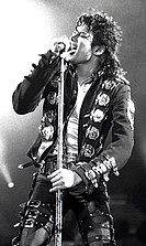Jackson performing in June 1988