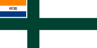 Naval Ensign of South Africa from 1959-1981.