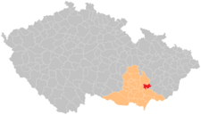 Správní obvod obce s rozšířenou působností Bučovice na mapě