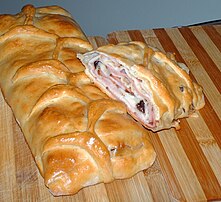 Pan de jamón, typical Venezuelan Christmas bread.