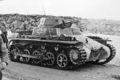 Panzer I. Ausf. A Norvégia német inváziója során harc közben.