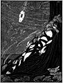 Ilustração para o conto "O Poço e o Pêndulo" de Edgar Allan Poe.