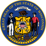 Description de l'image Seal of Wisconsin.svg.