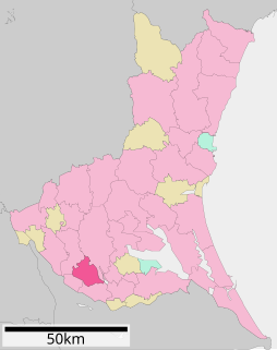 つくばみらい市位置図