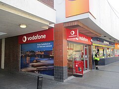 Vodafone, Carlton Street, Castleford, West Yorkshire (24th April 2021).jpg