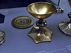 Чаша и патена (тарель) для Святого Причастия. Городской музей, Копенгаген