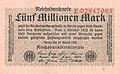 5 miljoen Mark (20 augustus 1923)