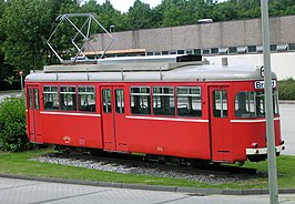 Een elektrische Akense tram.