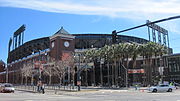 Exterior do estádio