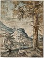 „Didžioji eglė“, ofortas, akvarelė, apie 1517−20 m.