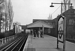 Het station in 1961..