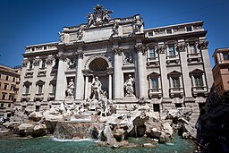 Fontana di Trevi.