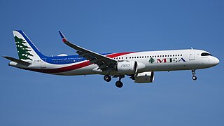 Frankfurt Airport Middle East Airlines Airbus A321-271NX T7-ME5 (DSC09950).jpg