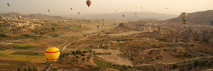 Cappadocia is a region created by the erosion of soft volcanic stone by the wind and rain for centuries. [174] The area is a popular tourist destination, having many sites with unique geological, historic, and cultural features.