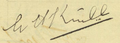 Handtekening Gerhardus Hozeas Krull (1850-1908)