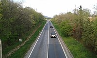 La Route Magistrale 22 près de la Forêt de Lipovica.
