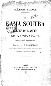 Buku karya Vatsyayana, Kamasutra