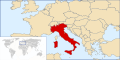 Italy in Europe / La posizione dell'Italia in Europa e nel Mondo