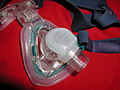 Nasenmaske für CPAP-Behandlung_aus der Nähe
