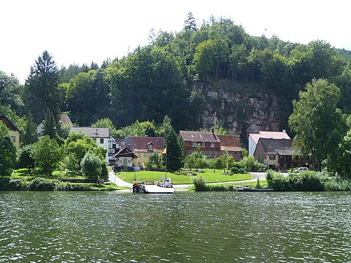 Ferry between Hesse and B-W in 2019. Rare on the Neckar!