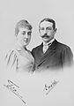 Emich zu Leiningen (1866-1939), 5e vorst van Leiningen met echtgenote